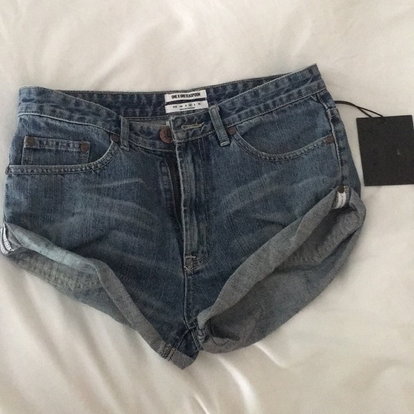 One Teaspoon Pants - One Teaspoon Bandit Shorts NWT